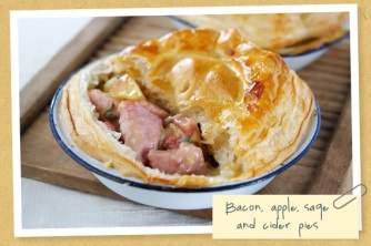 John Taylor Butchers Bacon, Apple, Sage and Cider Pie